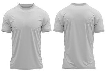 White Color 3d rendered Soccer Jersey for mockup 4K  - obrazy, fototapety, plakaty