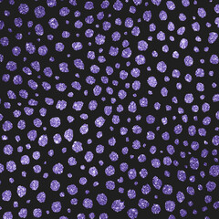 Purple Animal Print Glitter Pattern on Dark Background Texture, Digital Paper