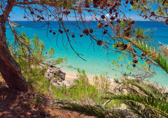Gialos beach on Kefalonia island
