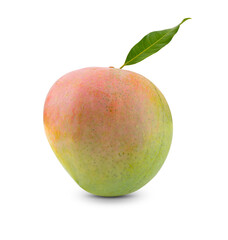 Fresh  mango on white background