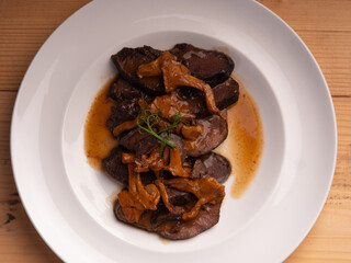 beef with mushrooms
