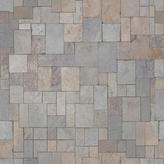 Naklejka premium natural city street sidewal stone pattern texture tileable