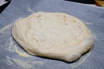 homemade pizza processing