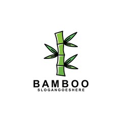 Bamboo Logo Template Design Vector, Emblem, Design Concept, Creative Symbol, Icon