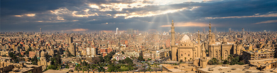 Naklejka premium Cairo panoramic view