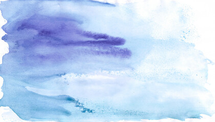 Abstract purple pink blue green turquoise teal watercolor. Art background with space for design. Hand drawn.