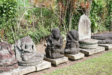 Candi Singosari Temple Memorial. Ancient ruin in Malang, East Java, Indonesia.