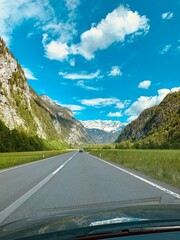 Naklejka premium Road to Salzburg, AT