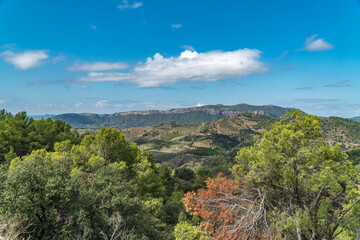 Colorful Montsant mountain range views.

Gratallops, Priorat (Catalonia, Spain).