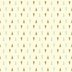 Hand Drawn ethnic abstract seamless pattern, bohemian vector background.