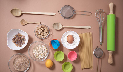 Kitchen background tools. 