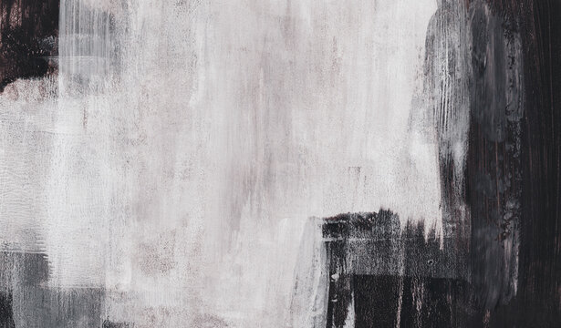 Hand painted minimalist abstract art. Versatile artistic image for creative design projects: posters, banners, cards, book covers, magazines, prints, wallpapers. Acrylic on panel.