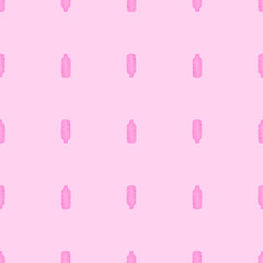 Cosmetic bottle seamless pattern. Background for spa.