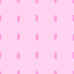 Cosmetic bottle seamless pattern. Background for spa.