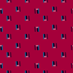 Naklejka premium Ethnos seamless pattern. Native ornament carpet background.