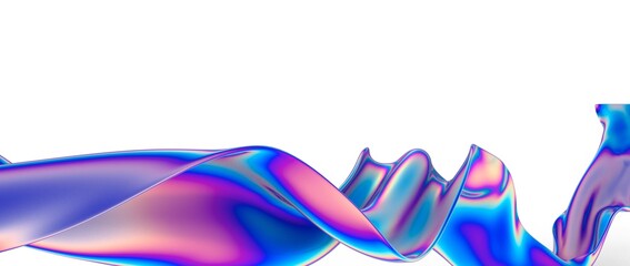 Obraz premium Abstract 3d render, futuristic background design, modern illustration