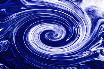 Abstract, marble blue color cloud background.