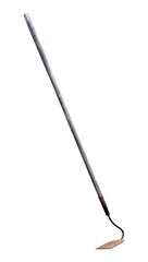 3D Rendering Garden Hoe on White