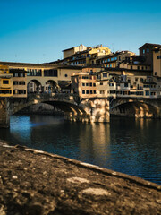 Naklejka premium Special sunlight on the Old Bridge