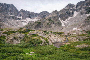 Mountain Cliffs in the Indian Peaks Wilderness, Colorado