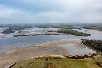 Aerial view of Golf site in Ireland