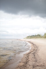 Fototapeta na wymiar Beach, Baltic sea summer, sky