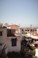 Small city streets in Greece, Crete
