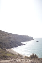 Beach and mountains in Greece, Crete