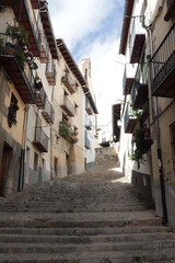 Fototapeta na wymiar Small city in Spain, mountains, streets