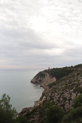 Fototapeta na wymiar Cliffs and sea in Spain