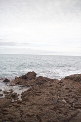 Cliffs and sea in Spain