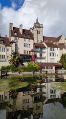 Fototapeta premium Small city by the sea, France