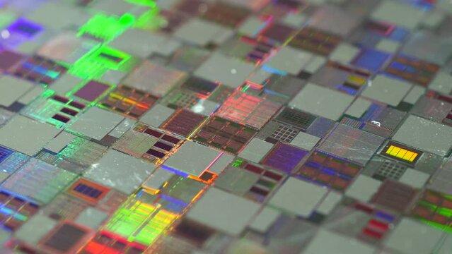 Silicon wafer for manufacturing semiconductor of integrated circuit.