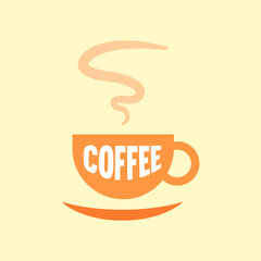 Concept coffee drink symbol vector