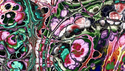 Abstract wavy fractal