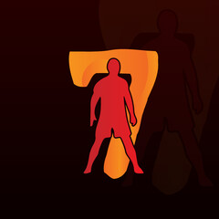 Creative modern coloring gradient typography, t-shirt graphics, vectors print-ready design templates