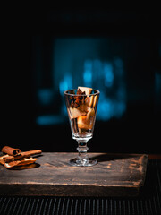 fruts  in glass