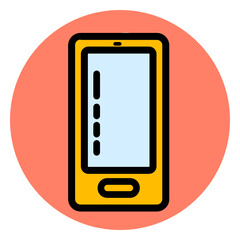 Mobile Isolated Vector Easy to Download 