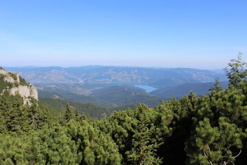 Fototapeta premium Lake in the mountains.