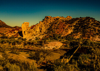 paisaje, montaña, naturaleza, roca, río, valle, cielo, atardecer, aparcar, viajando, barrancos,...