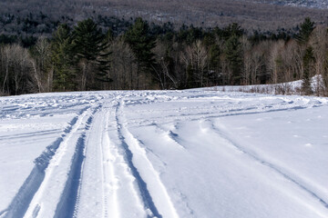 Snowmobile trail