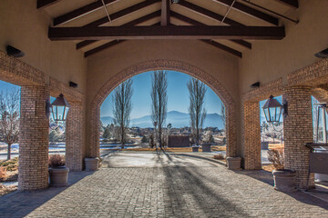 archway to building