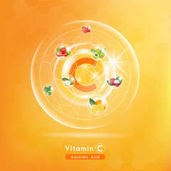 Fototapeta premium Vitamin C