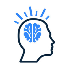 Potential, brainstorm icon. vector sketch.