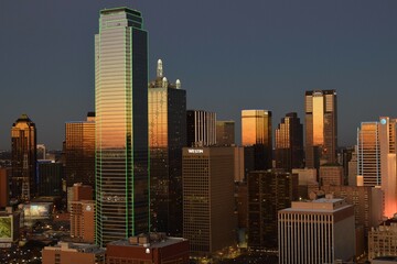 city Dallas down town
