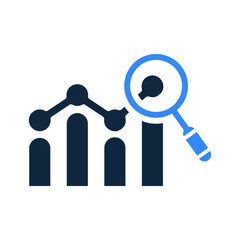 Prediction, research icon. Editable vector graphics.