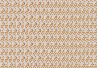 Geometric fashion seamless pattern in beige palette