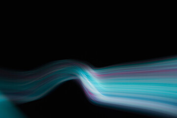 Colored blurred light lines. Abstraction of light.