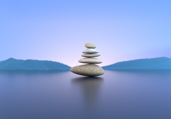 Balance Stones - stock photo