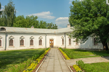 Courtyard view the Izmaylovo Estate country residence of the House of Romanov built in 1600's in...